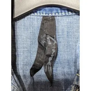 7 For All Mankind | Shirts | Seven 7 For All Mankind Western Blue 